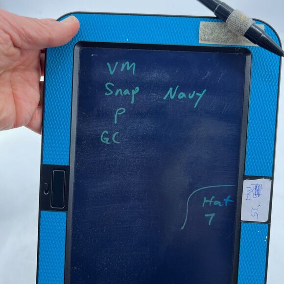 Vintage Smith Western Hat Mens Snapback Navy La Conner Corduroy Baseball Cap - Picture 14 of 15